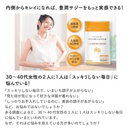 サジーによくあう らくさん菌とにゅうさん菌 フィネス サプリメント 酪酸菌 乳酸菌 オリゴ糖 60粒 約30日分