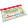 Clear Pencil Case, Transparent Exam Pencil Case PVC with Zipper