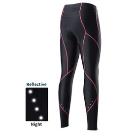 XGC Women's Long Cycling Pants Trousers Bike Pants Trousers Tights Legging with 4D Sponge Padded