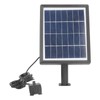 Solar Fountain Pump Multi Nozzles Efficient Small Landscape Floating Fountain