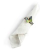 MacKenzie-Childs Butterfly Toile Napkin Rings Set of 4
