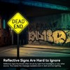 Dead End Sign, Warning Sign, Engineering Grade Reflective Material Aluminum