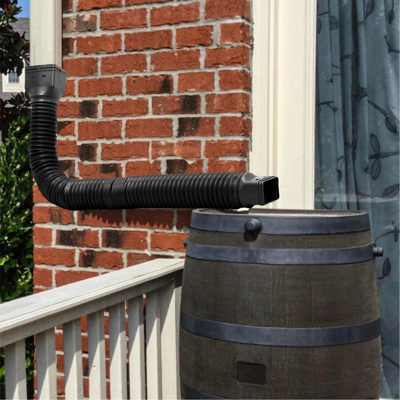 Rain Gutter Downpipe Extensions, Flexible Rain Gutter Downpipe Drain Rainwater