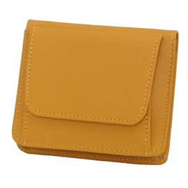 compact wallet yellow