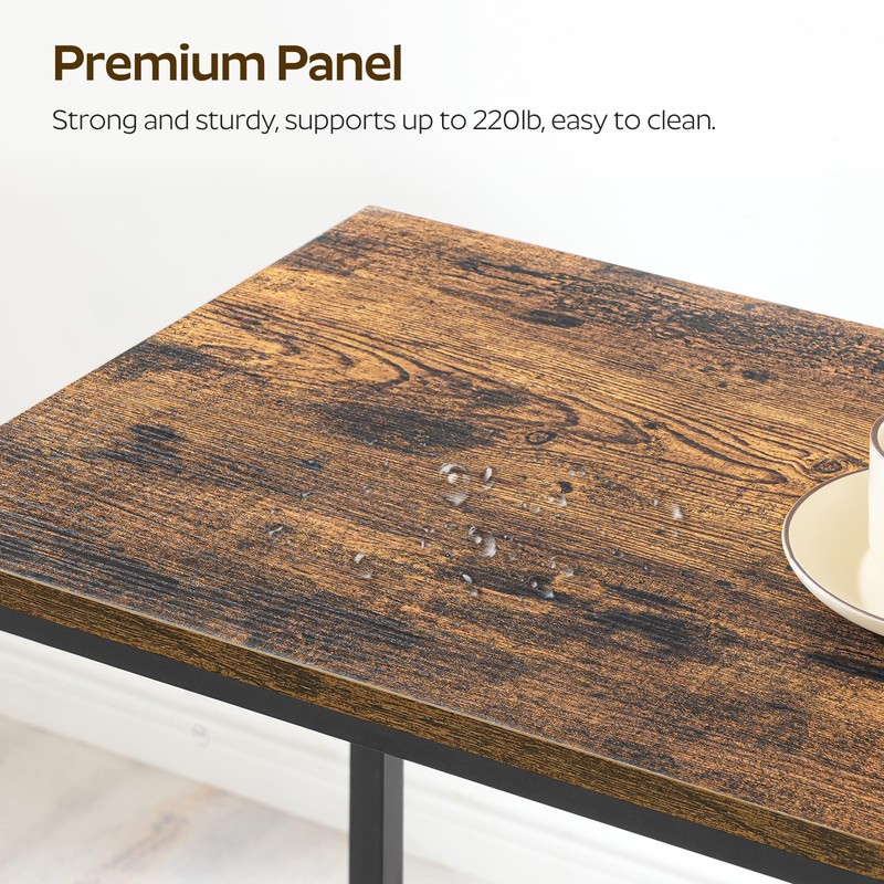 YATINEY YATINEY 55" Long Bar Table, Counter Bar Height Table,