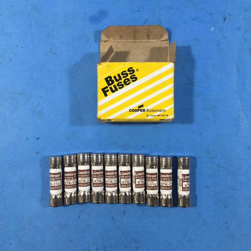 Cooper Bussmann KTK-1-1/2 Limitron Fast Acting Fuse