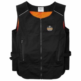 Chill-Its Ergodyne Chill-Its 6260 Lightweight Phase Change Cooling Vest W/ Packs, S/M