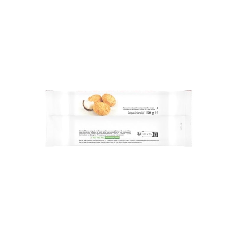Bonne Maman Croquants noix de coco (150g) - Pastry with