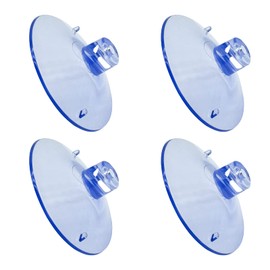 LuckyOpt 4 x Suction Cup, 3.14 Inch Suction Cup for Cat Window Perch, Thickened PVC Suction Cup Replacement for Cat Window Perch Bed Seat Hammock Accessories, Pet Accessories (A)