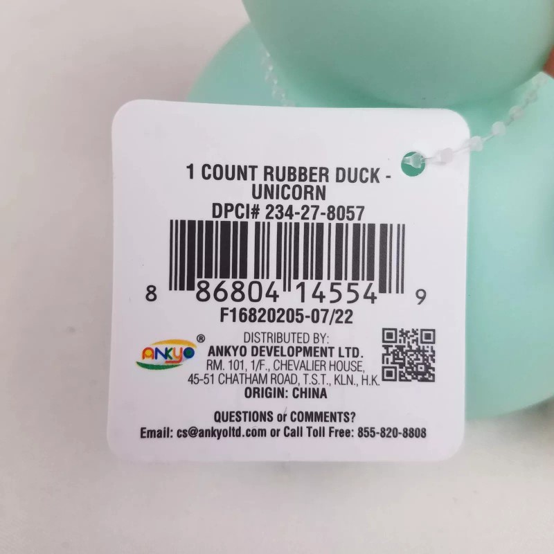 Target Bullseye 2023 Valentine Rubber Duck UNICORN Home Decor