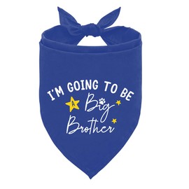 I'm Going to Be a Big Brother Dog Bandana, Blue Dog Bandana, Dog Bandana Pregnancy Announcement, Gender Reveal Dog Bandana, Baby Announcement Dog Bandana, Big Brother Dog Shirt (F13)