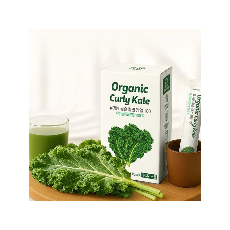 Irop 이롭 유기농 곱슬 컬리케일 100 14포 Irob Organic Curly