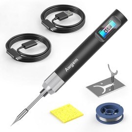 Soldering Iron Kit, 100W High Power Mini Soldering Iron, C245I Soldering Tips, Automatic Temperature Adjustment, 2 Seconds Fast Heating(390°F-840℉), Soldering Iron for Precision Repair