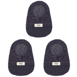 3 Stück waschbare Stomabeutel, Schutzhülle für Kolostomie, Zubehör für Stoma, diskretes Design in marineblauem Raster, Komfort und Schutz vor Leckagen