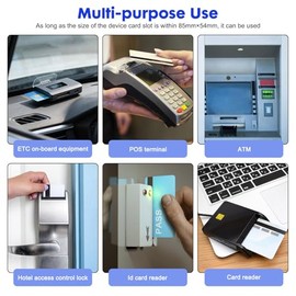 VILLCASE Tarjetas de Limpieza para Terminal Pos y Cabezales Ópticos, PVC Blanco, 10 Piezas, Prolongan Vida Útil y Eliminan Polvo, Ideales para Manteni