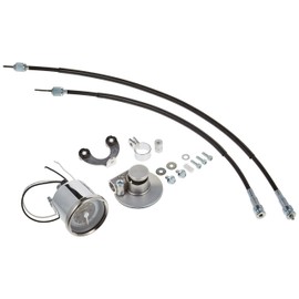 Kitaco 752-1083830 Tachometer Kit (φ2.4 inches (60 mm) / Mechanical), Monkey (MONKEY), Gorilla, Ducks, CD50, etc. Silver
