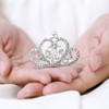 Yean - Tiara para novia, con peine para boda, diseño