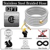 12FT Quick Connect Propane Hose for RV to Gas Grill,