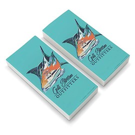Gulf Stream Marlin Ocean Game Fishing Charter Boat Eraser Set of 2