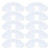 10Pcs Rainbow Shaped Transparent Storage Box Dust Proof Storage Box
