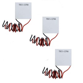 AZUOCN 3pcs TEC1-12708 12V 8A 40MMX40MM Heatsink Thermoelectric Cooling Peltier Plate Module (TEC1-12708)
