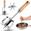 304 Stainless Steel Meat Chopper & Masher - Heavy Duty