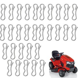 30 Pcs Bow Tie Lock,194209 194208 Bow Tie Lock Cotter Pins,Replacement Bow Tie Lock,Bow Tie Lock Split pin, Bow Tie Lock Cotter Pins Iron Deck Clip Kit Compatible with MTD 714-04040 71404040
