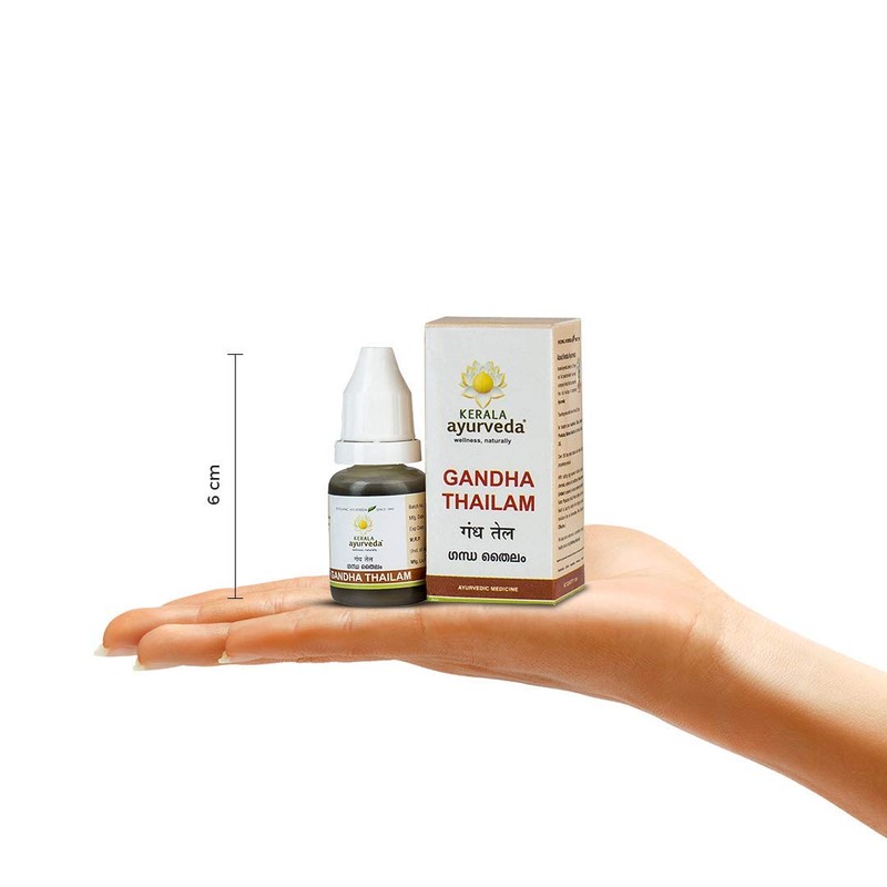 Kerala Ayurveda Gandha Thailam Ayurvedic Oil 10 ml with Sesame