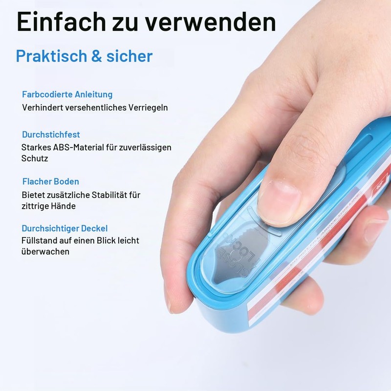 Pack of 4 Cannula Dropping Containers, Plastic Dropping Container for