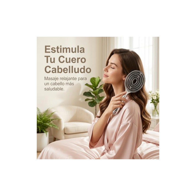 Keuf Cepillo Desenredante Anti Frizz con Cerdas Mixtas para Cabello