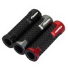 CNC Aluminum Motorcycle Handlebar Grip, Rubber End Plug 7/8" 22mm