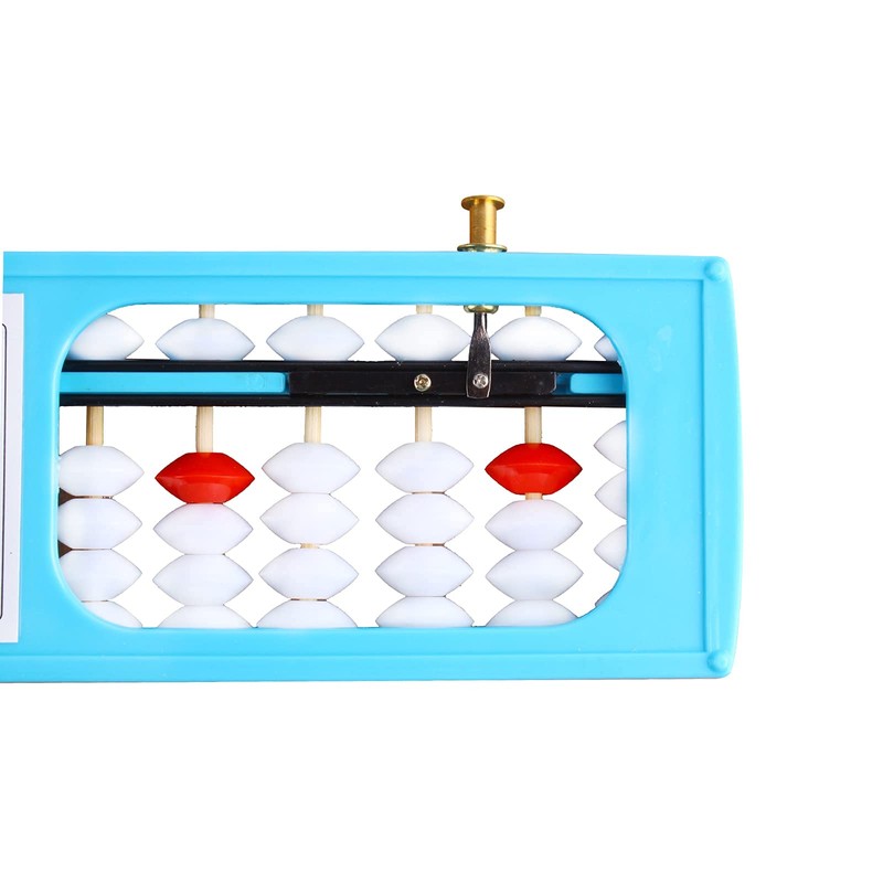 Larcele Pearl Arithmetic Abacus Counting with Reset Button School Supplies