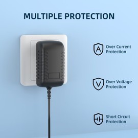 MDCGPower 12V 2A 24W AC Power Supply Adapter Charger Compatible with TP-Link Deco M9 Plus AC2200 Smart Home Mesh Wi-Fi System