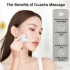 AQSQWQ Gua Sha Stone, Gua Sha Stainless Steel Heart Shape