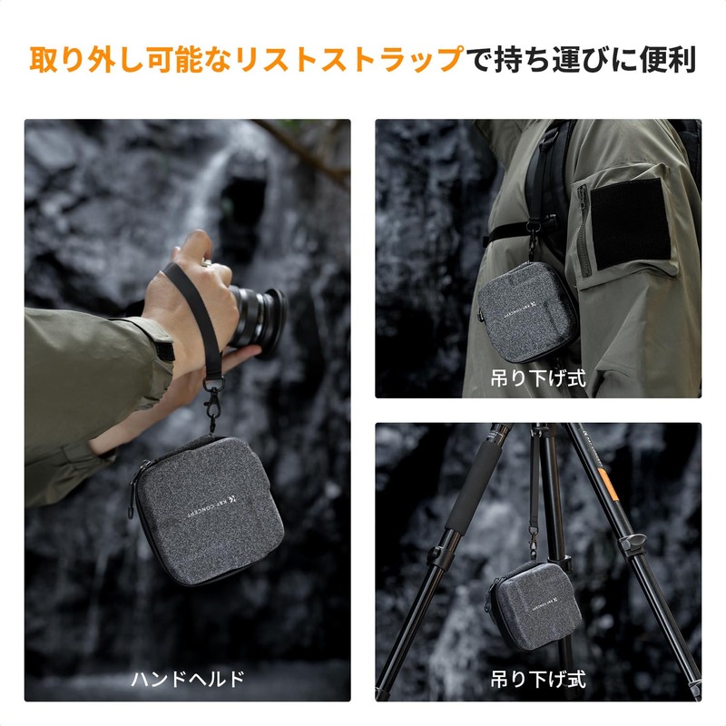 K&F Concept Filter Case for 4 Filter Dia, Up to