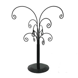 JZK Black Metal jewellery display stand for earrings, Tree Stand for Jewellery Ornaments, Earrings Display rack, Earrings organiser stand, Baubles Hanging Stand, Earrings Display Stand Holder Stand