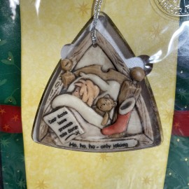 History & Heraldry A Special Sister Christmas Ornament And Card Set Hand Painted Tree Decoration