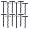 WHAMVOX 12pcs Plastic Tent Pegs Lightweight Nylon Spiral Stakes for