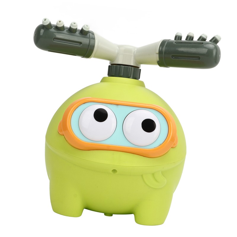 Kids Water Spray Sprinkler Rotatable Cute Frog Shape Outdoor Water