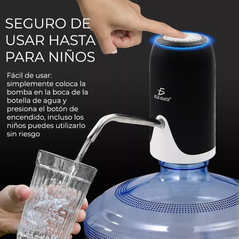 EGTMA Kit De Dos Dispensadores De Agua Automáticos Para Botellón