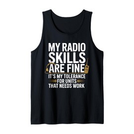 Funny 911 Dispatcher Police Dispatch Thin Gold Line Life Tank Top