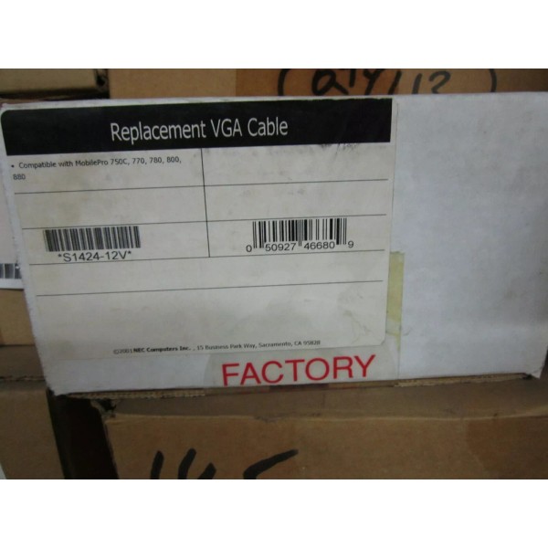 nec VGA Cable NEC MobilePro 750c 770 780 800 880