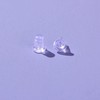 Rubber Earring Backs Soft Clear Earring Backings for Studs Hypoallergenic