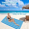 BonGu Beach Towel Oversized Stripe 180x90cm, Quick Dry Sand Free