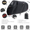 XYZCTEM Motorcycle Cover -Waterproof Outdoor Storage Bag, Made of Oxford