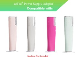 eeTao 5V Mirco USB AC/DC Adapter Charger Compatible with DERMAFLASH DD24-RE10 DD24RE10 2620888 2620870 Luxe+ Device 3.7V Battery DC5V 1A 5VDC 1000mAh 5.0V 1.0A Power Supply Cord Cable
