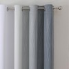 VEHEDE Colour Gradient Ombre Grey and White Blackout Curtains, Thermal