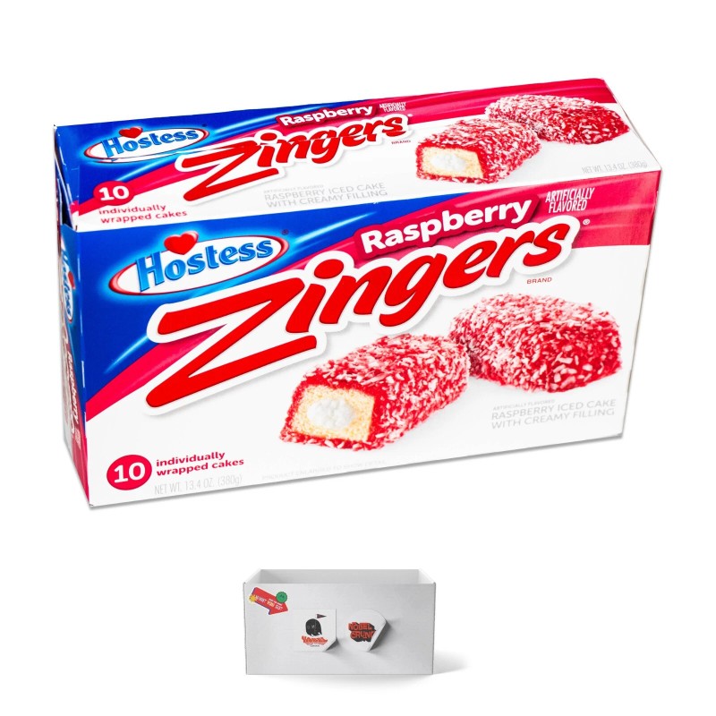 Circle of Drink Hostess Raspberry Zingers (20 Zingers) - Sweet