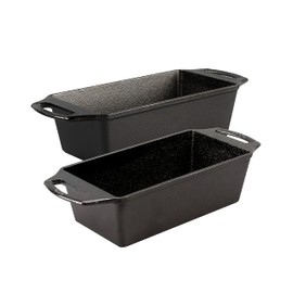 Lodge Cast Iron Loaf Pan, Set of 2