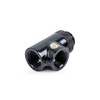 Bitspower T-Block Rotary Fitting, Matte Black